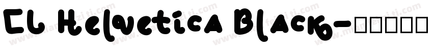 CL Helvetica Black字体转换